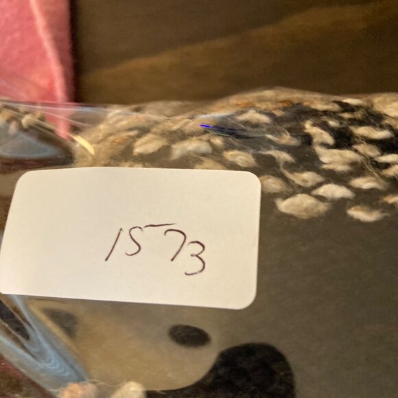 Chicos Wool Blend Fringe Tweed Kinsley Cardigan Sweater M Black Neutral - Picture 11 of 11